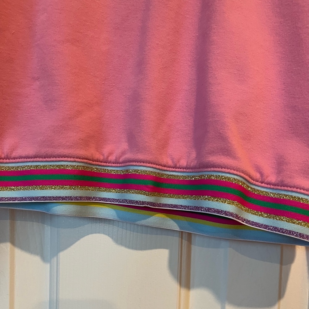 J. crew girls pink sweatshirt size M - Picture 3 of 6